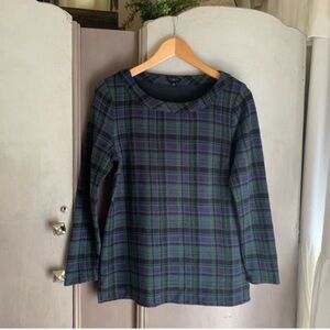 Talbots Petite Plaid Sweater